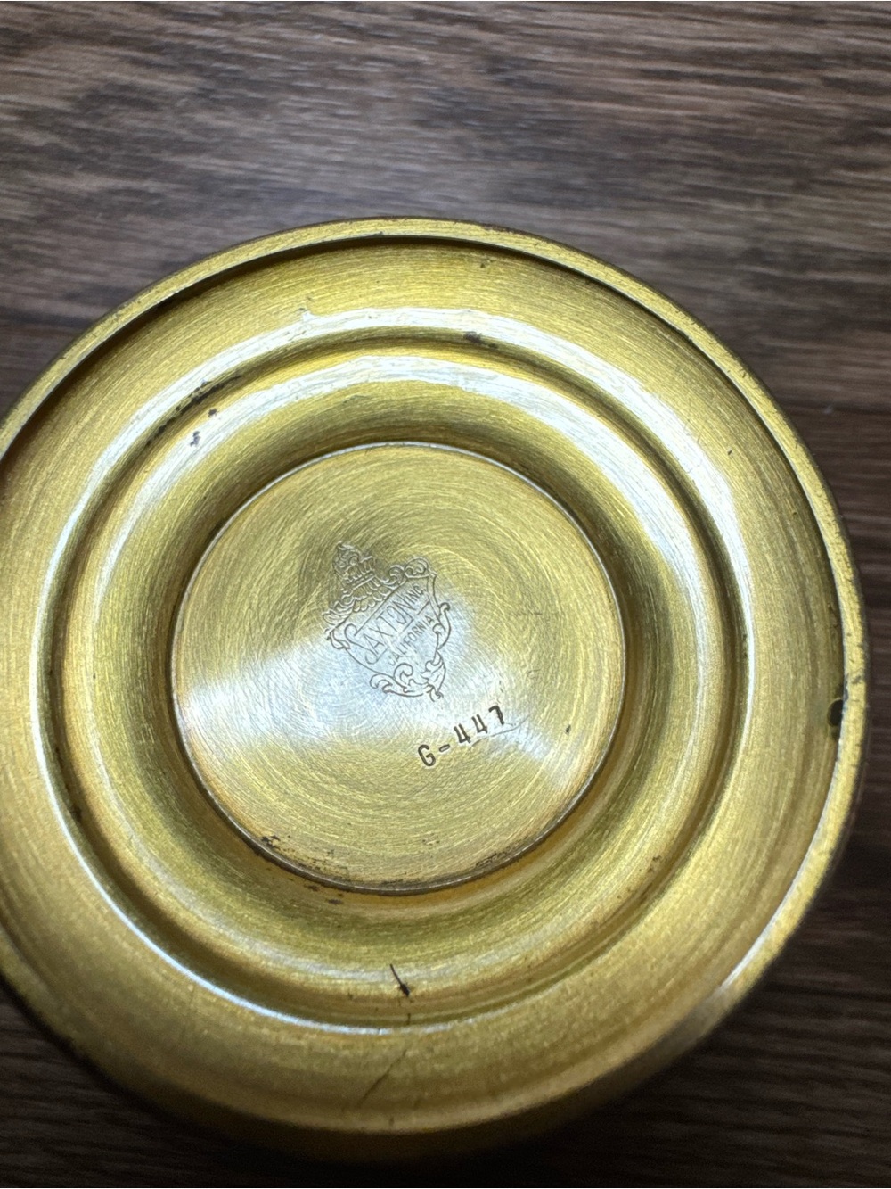Brass & Copper Decorative Double-Handled Sugar Bowl - Picture 5 of 5
